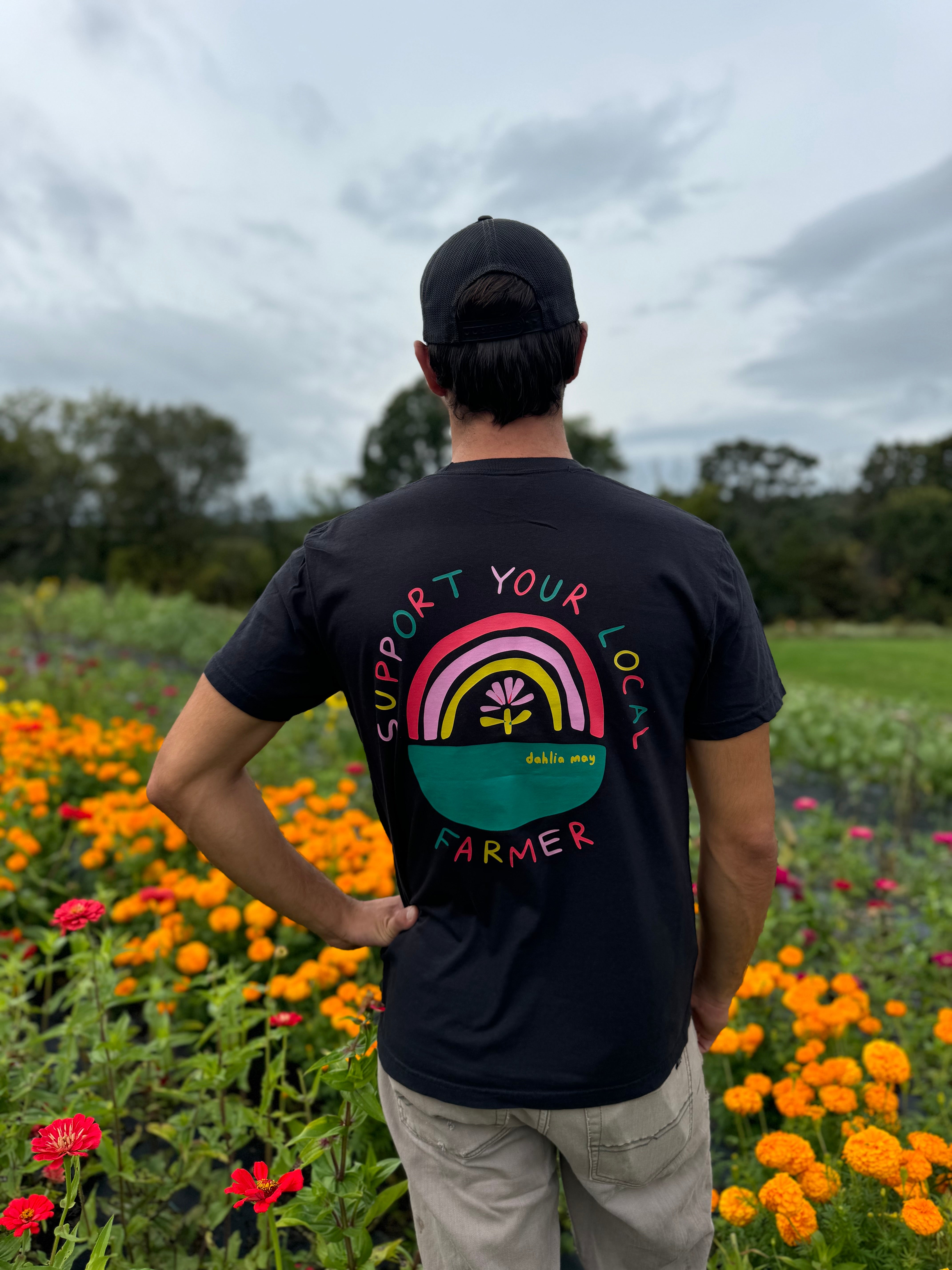 "Support Your Local Farmer" Dahlia May T-Shirts (New)
