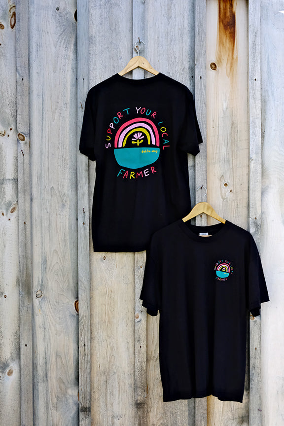 "Support Your Local Farmer" Dahlia May T-Shirts (New)