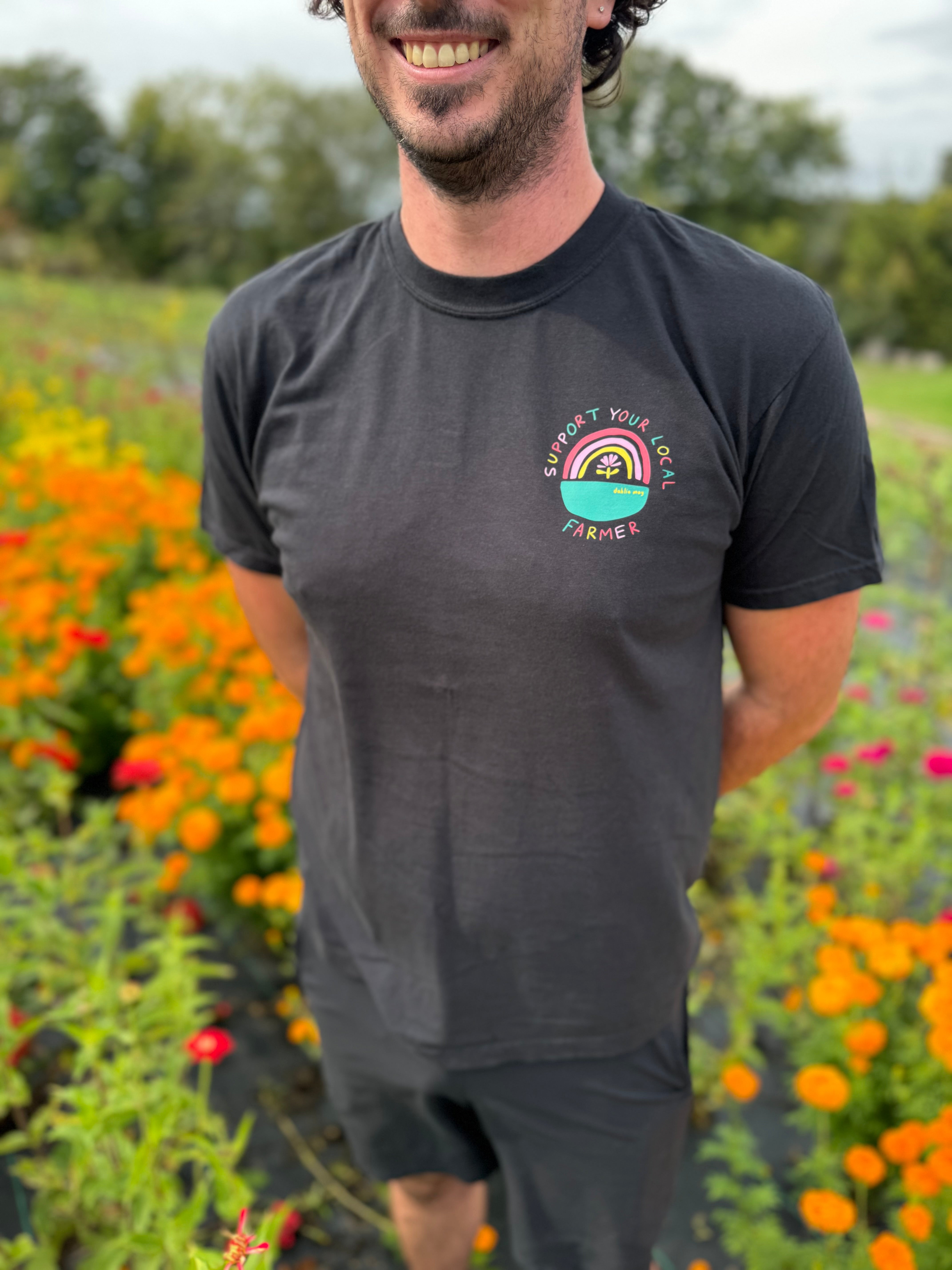 "Support Your Local Farmer" Dahlia May T-Shirts (New)