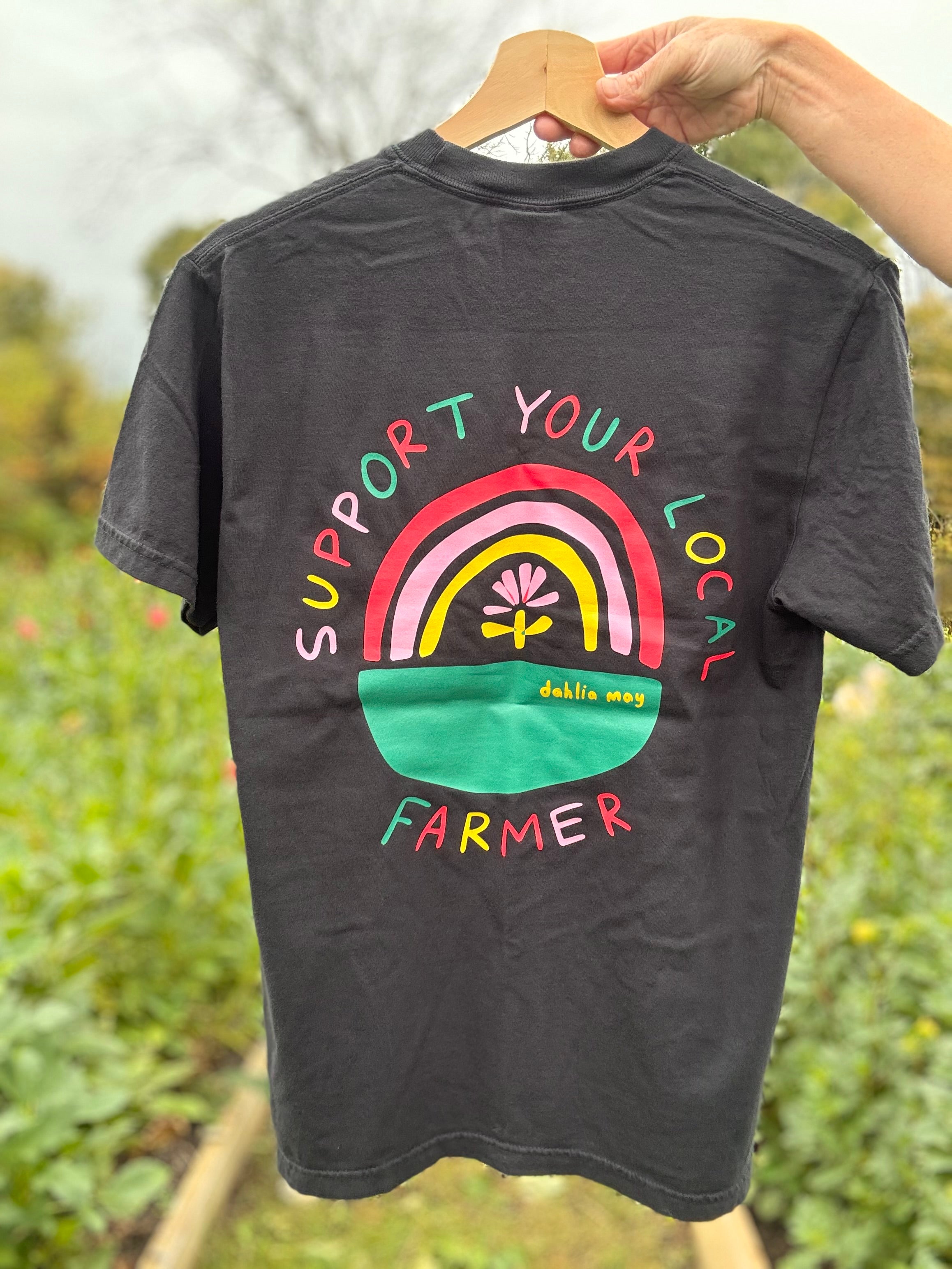"Support Your Local Farmer" Dahlia May T-Shirts (New)