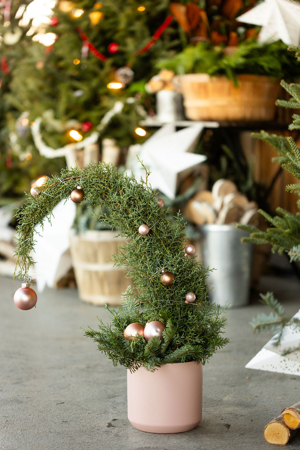 Grinch Tree Arrangement