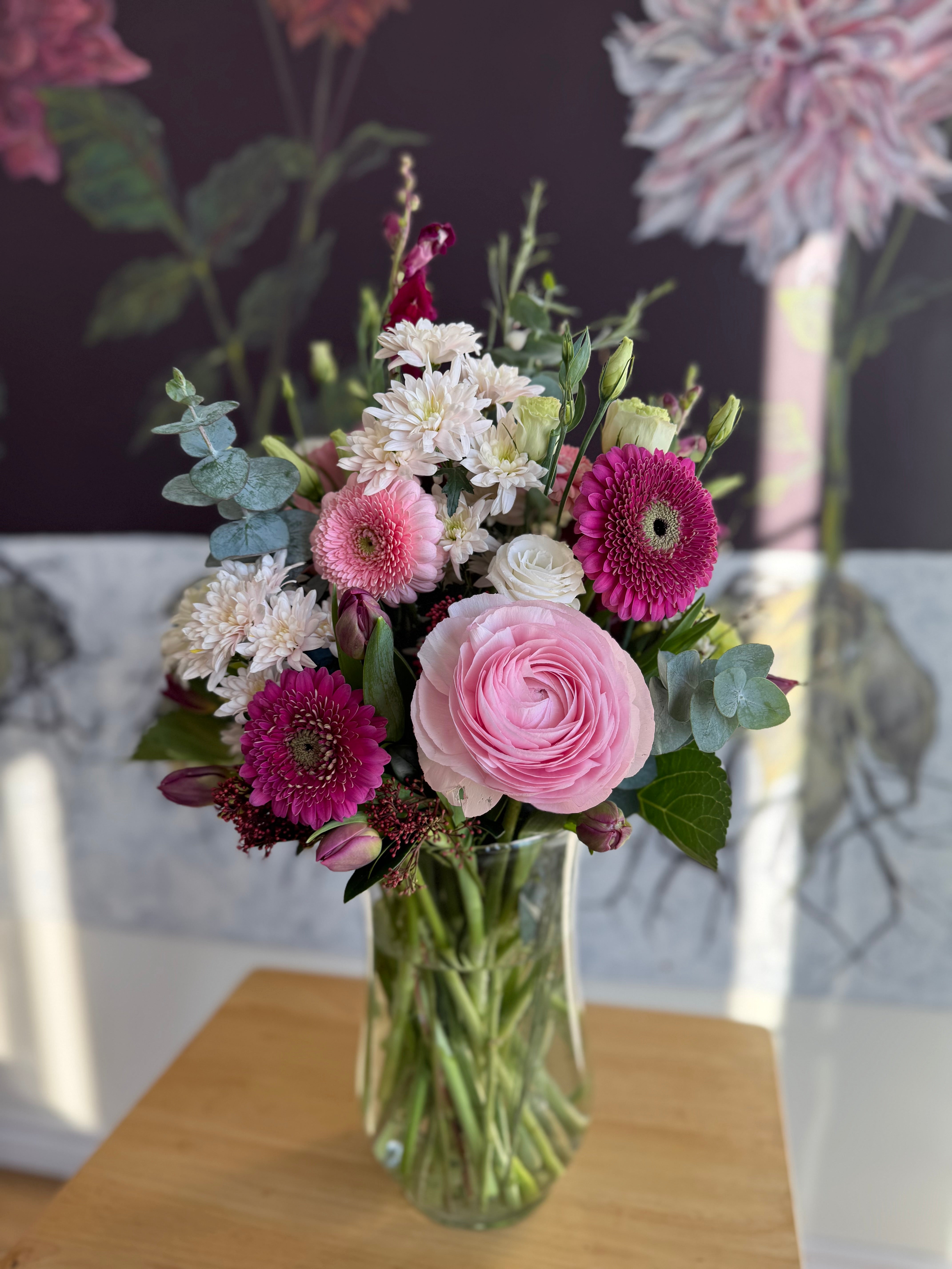 Valentines Day Large Vase Arrangement