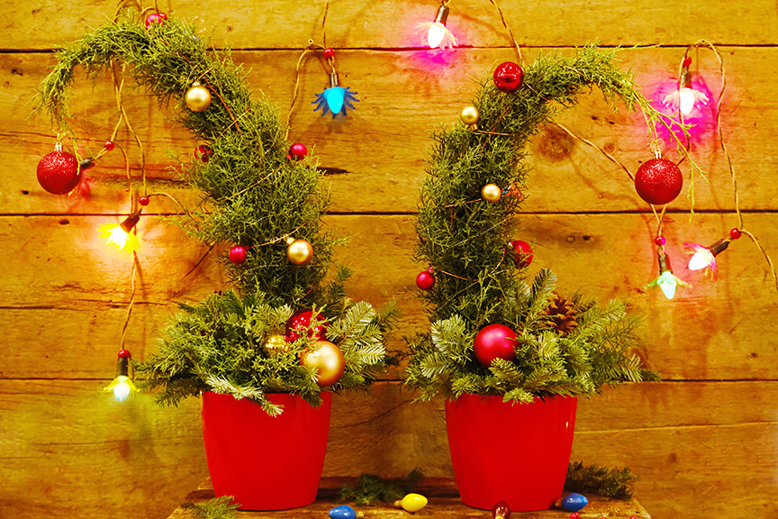 Grinch Tree Arrangement
