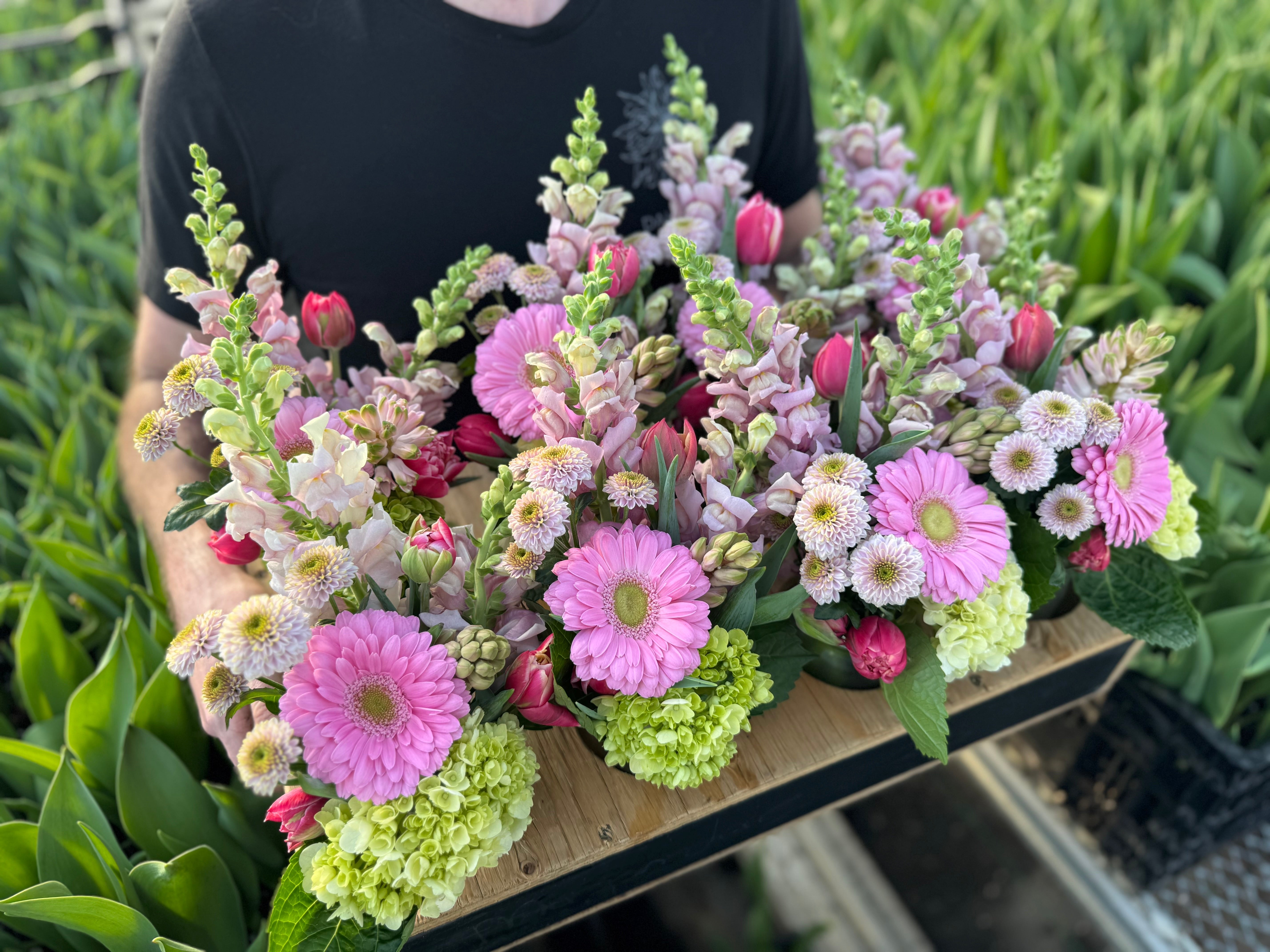 Mother's Day Mason Jar Arrangement